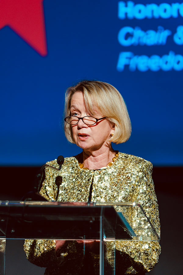 Barbara Wall, Freedom of Speech Award presenter