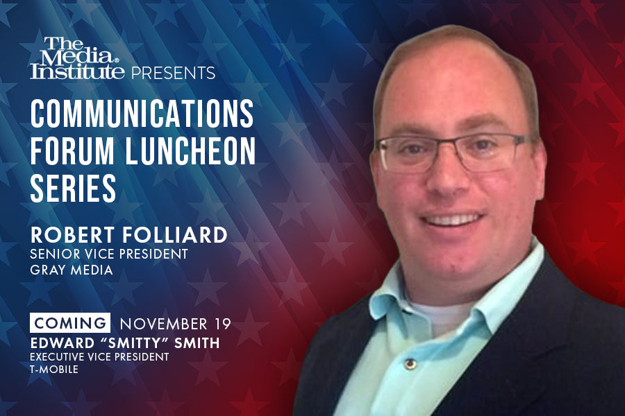 The Media Institute presents the Communications Forum Luncheon Series featuring FCC Senior AI Officer, Arpan Sura
